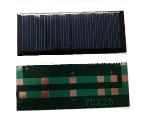 Painel solar 2v 0.6w da cola Epoxy policristalina do OEM da bateria de Diy da placa do silicone